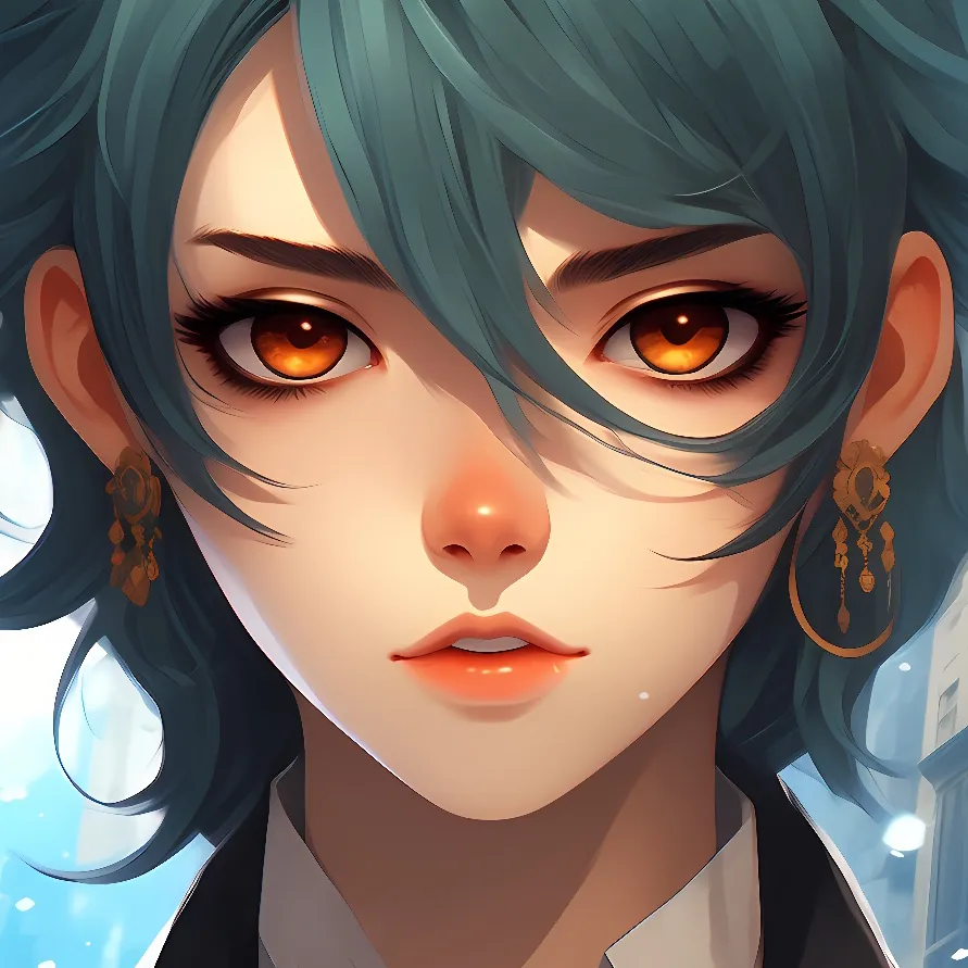 chat with ai character: Staring