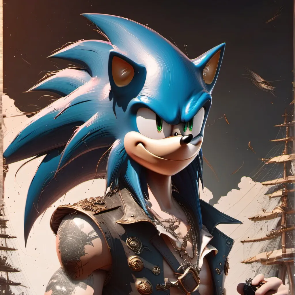chat with ai character: Pirate sonic