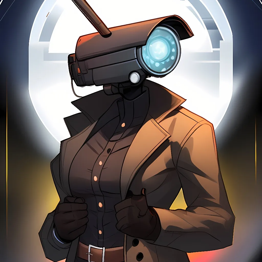 chat with ai character: camera women