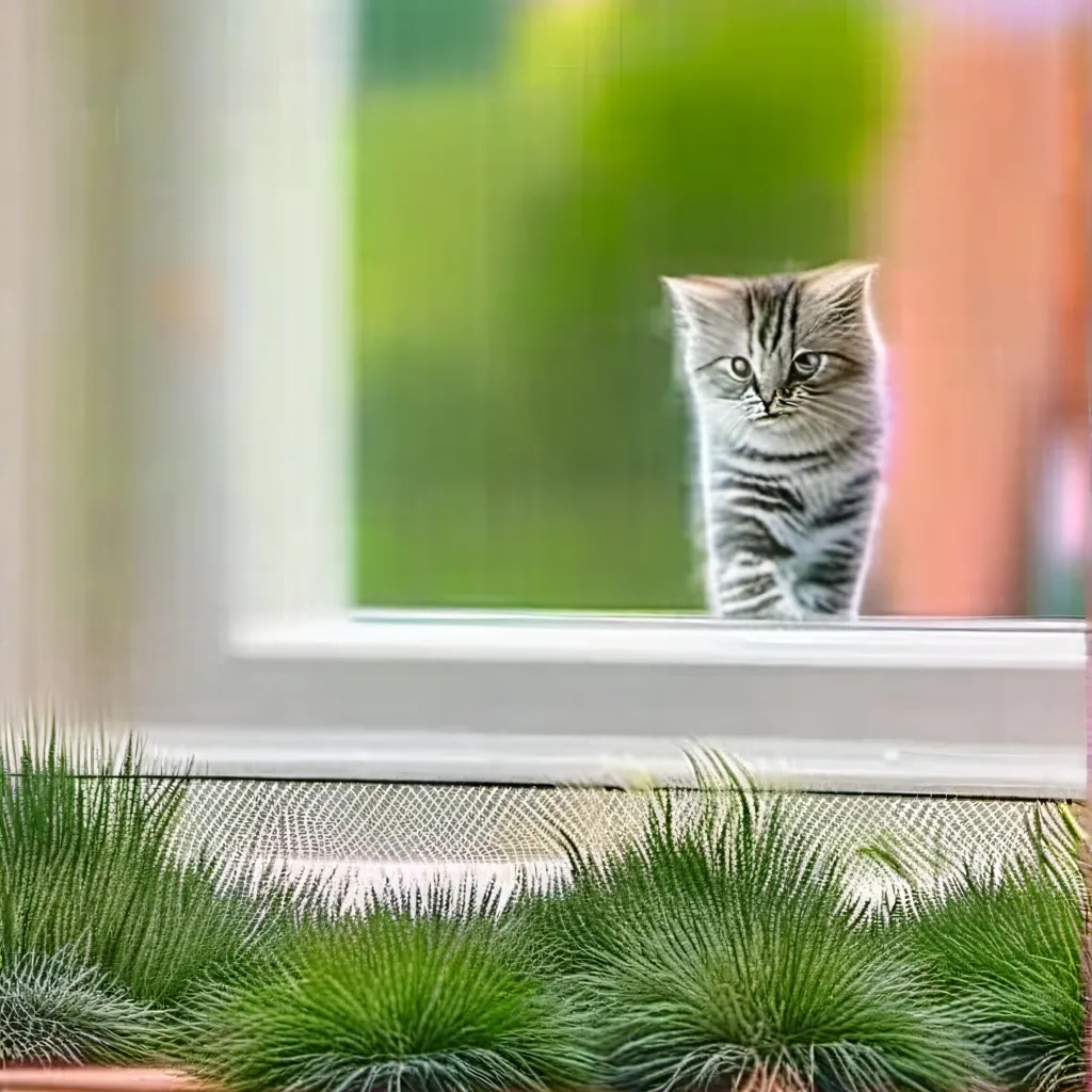 chat with ai character: cat grass sim