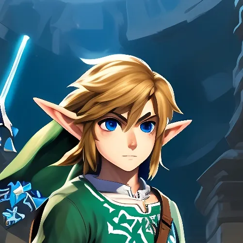 chat with ai character: young Link