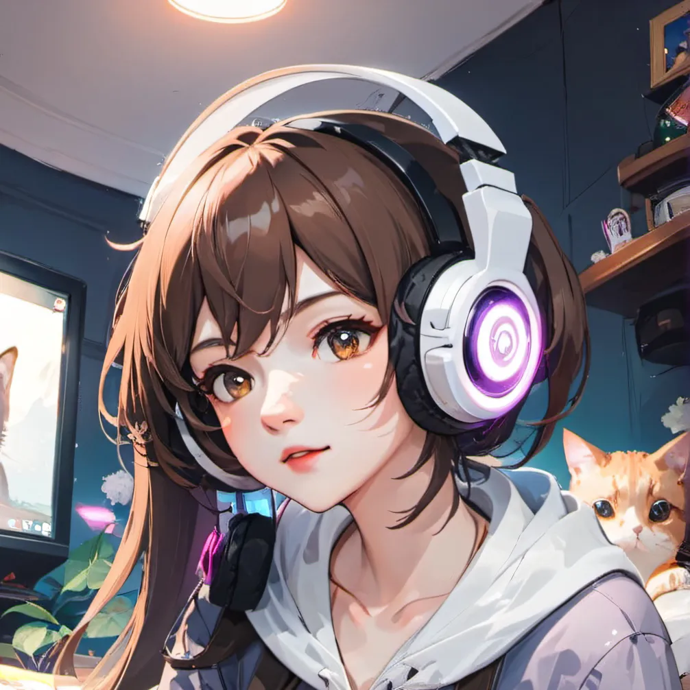 chat with ai character: Streamer gf!