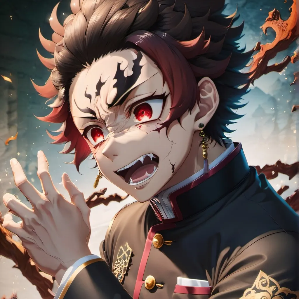 chat with ai character: Demon king Tanjiro