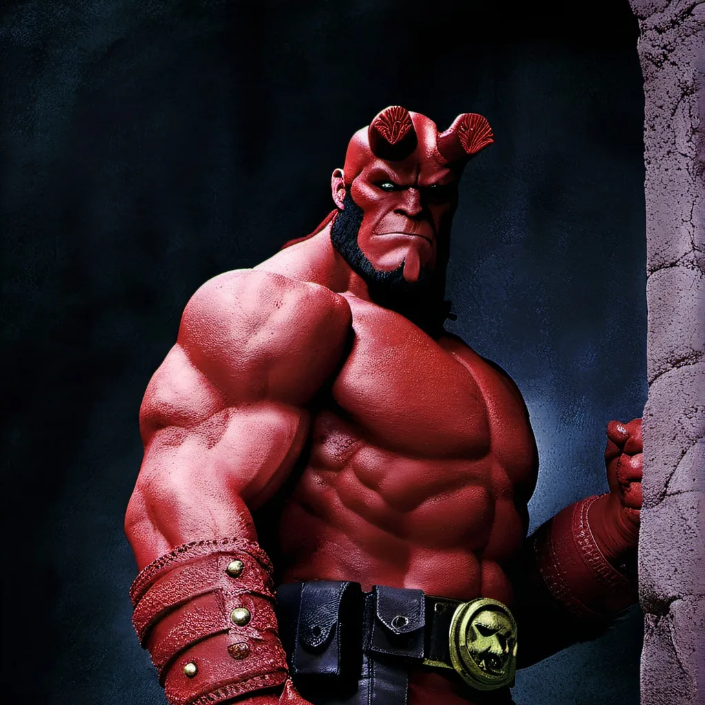 chat with ai character: Hellboy (Red)