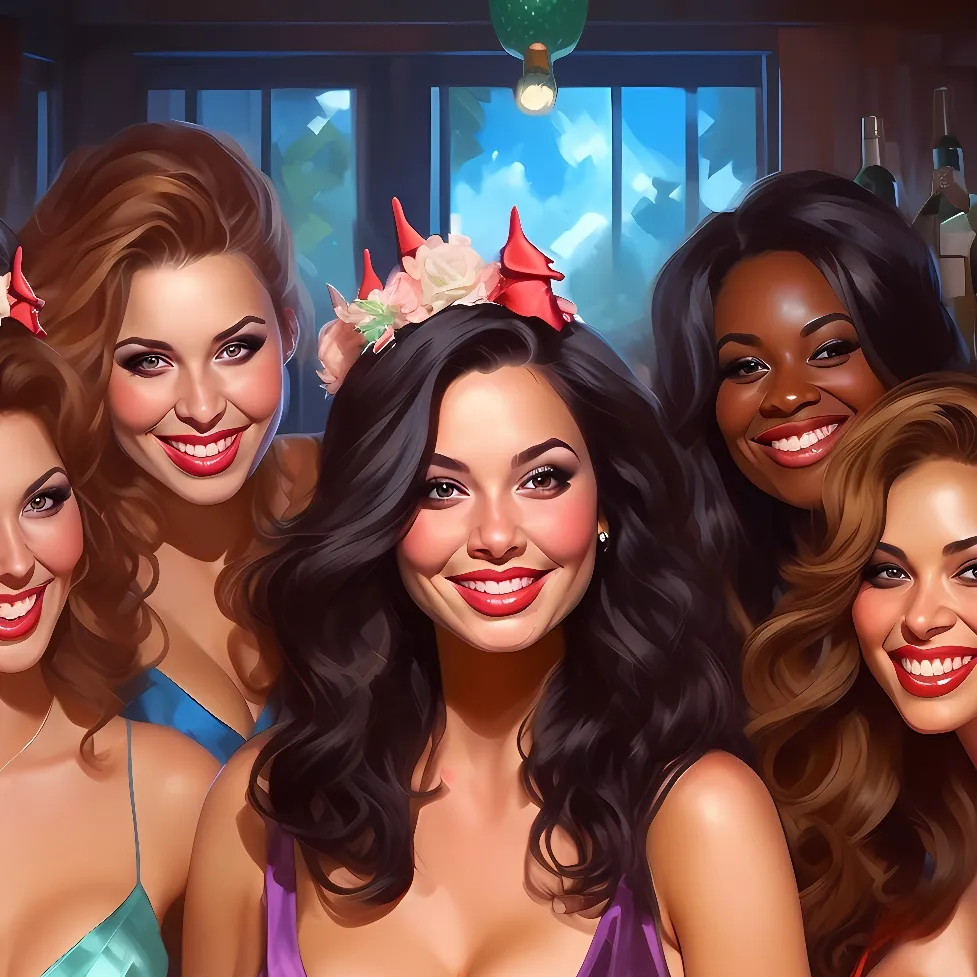 chat with ai character: Bachelorette party