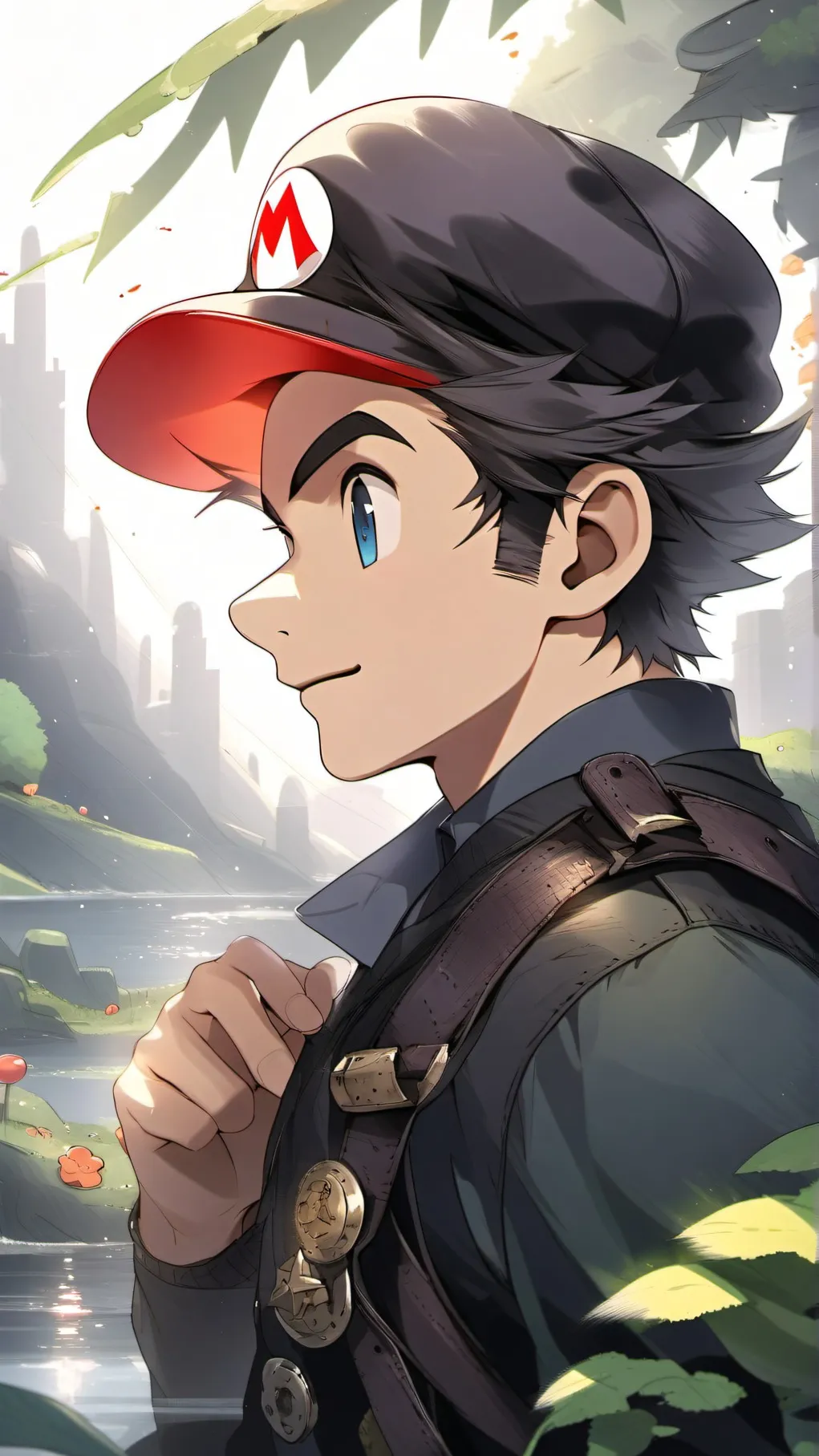 ai character: Mario background