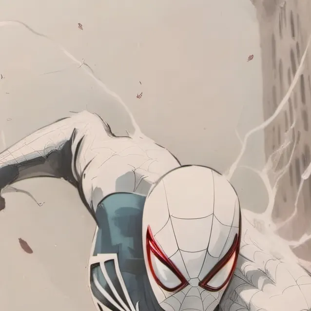 chat with ai character: white Spider-Man