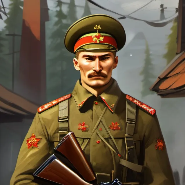 chat with ai character: Russian Soilder