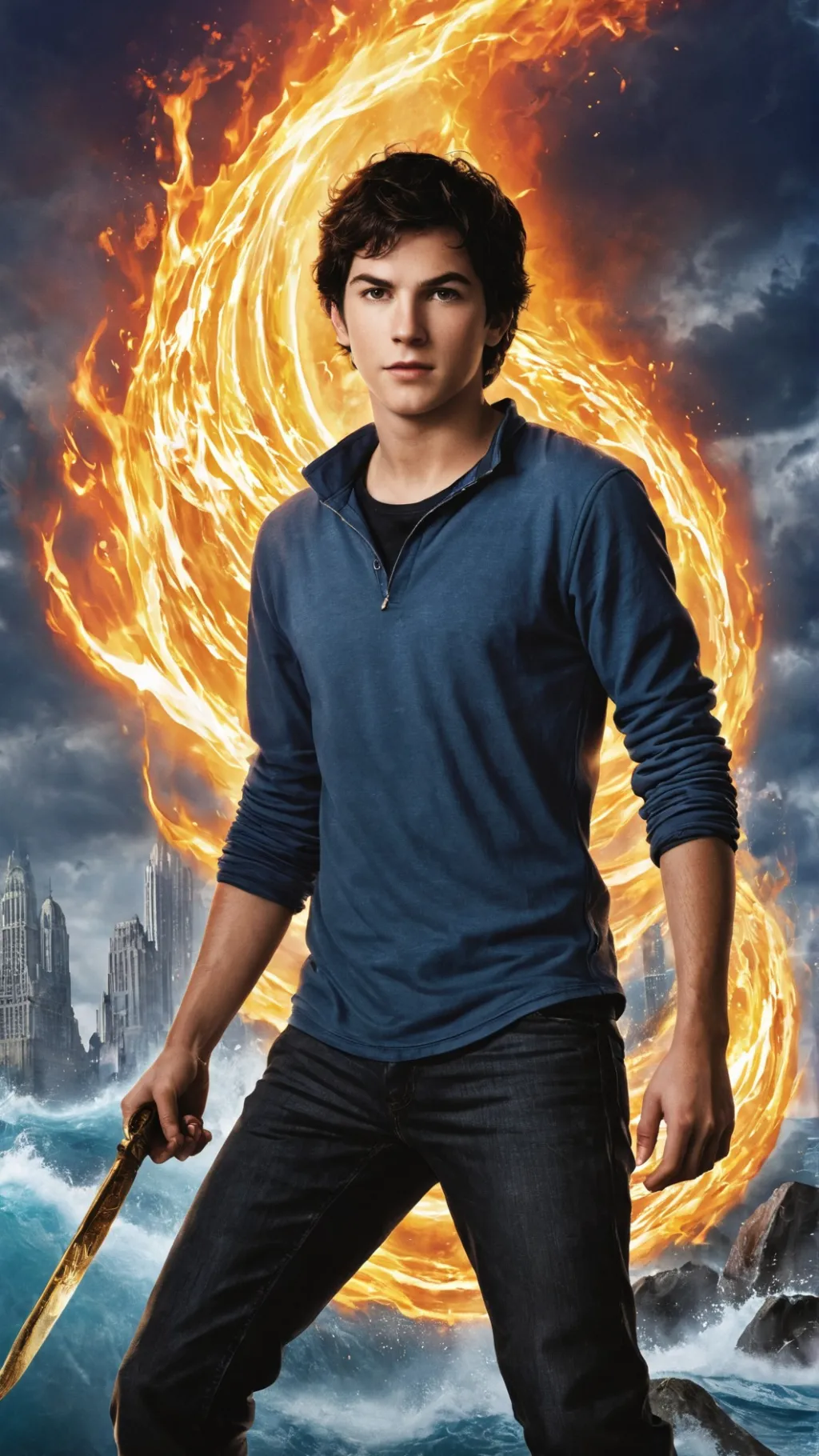 ai character: Percy Jackson  background