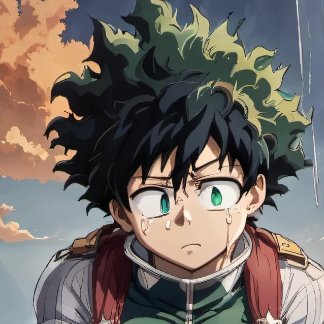 chat with ai character: sad deku