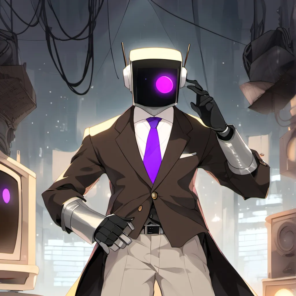 chat with ai character: TV man