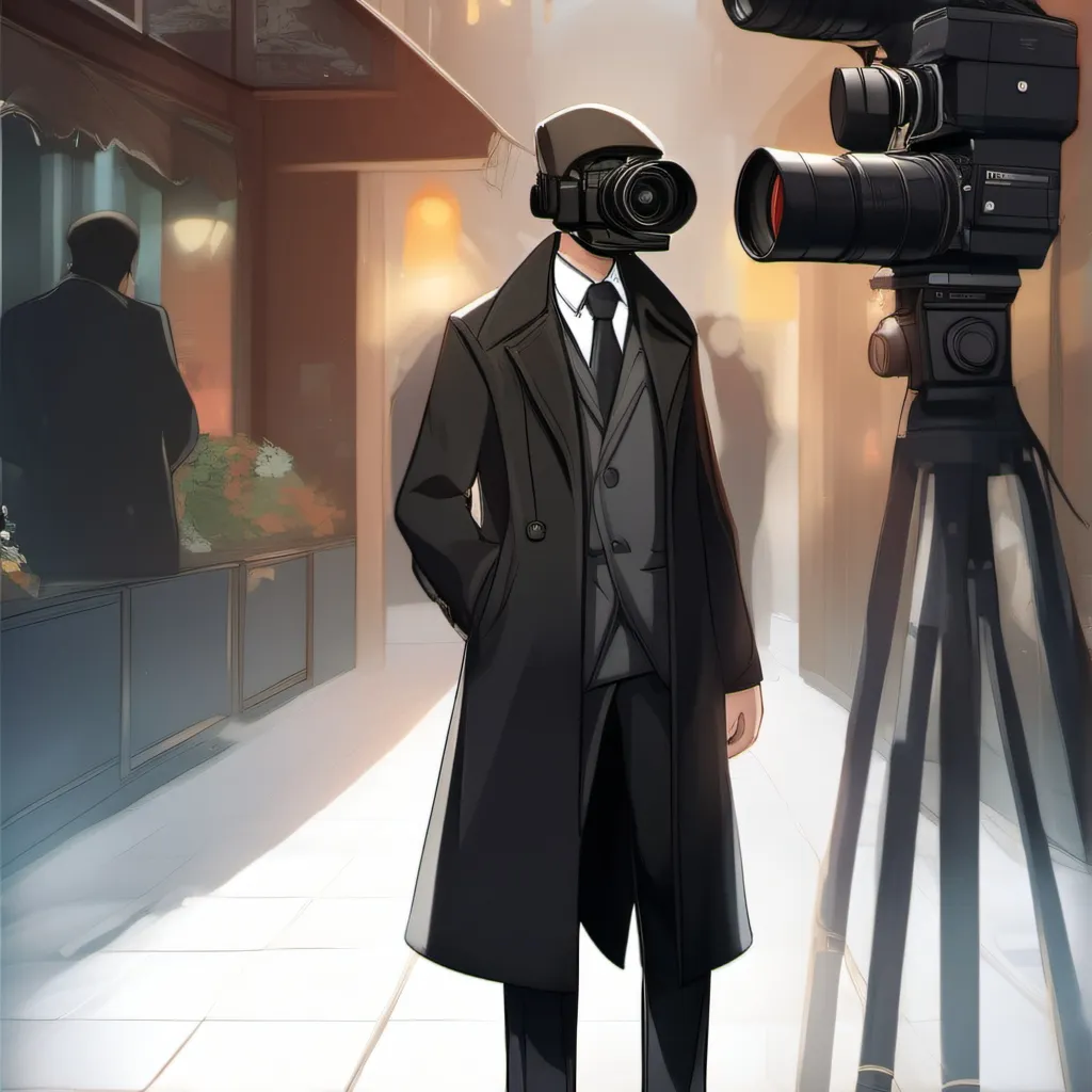 chat with ai character: plunger camera man