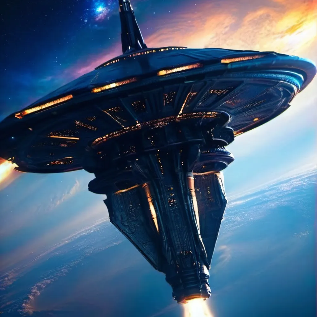 chat with ai character: Alien spaceship 