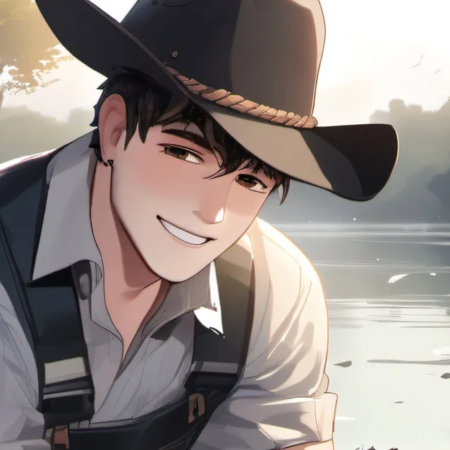 chat with ai character: cute fisherman 