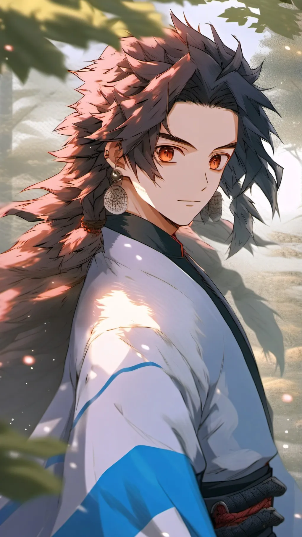 ai character: Demon slayer kny background