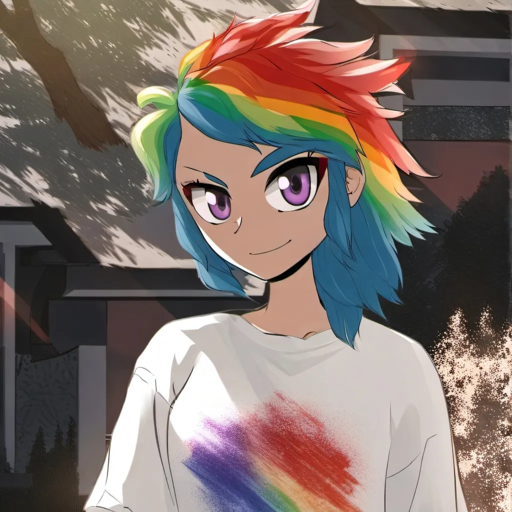 chat with ai character: Rainbow Dash