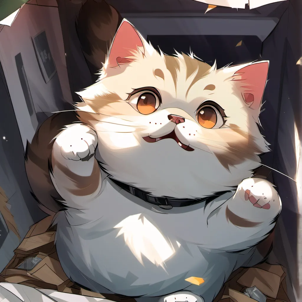 chat with ai character: dumpster cat