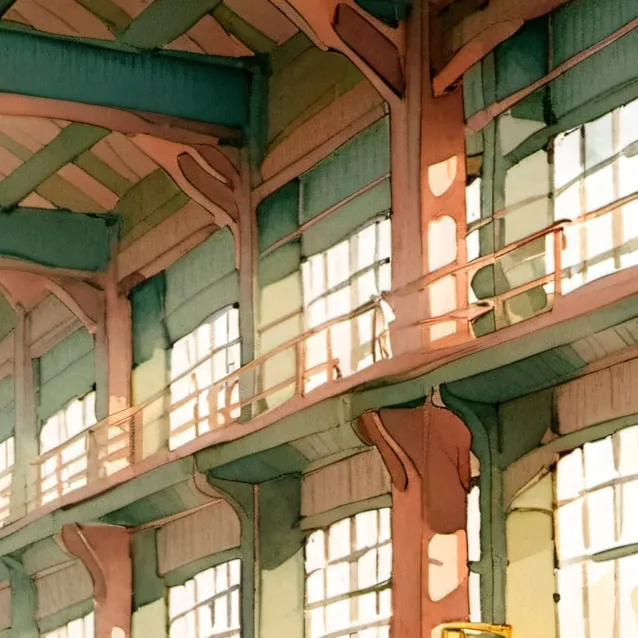 chat with ai character: old factory
