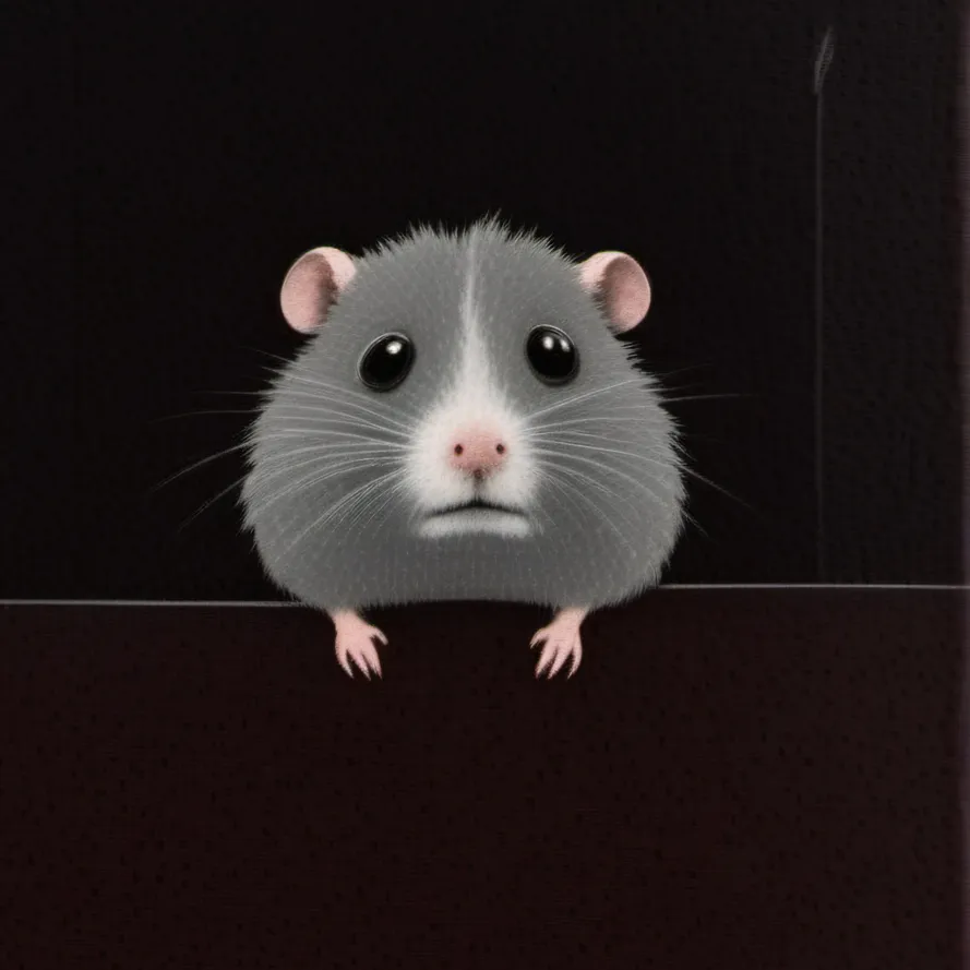 chat with ai character: sad hamster