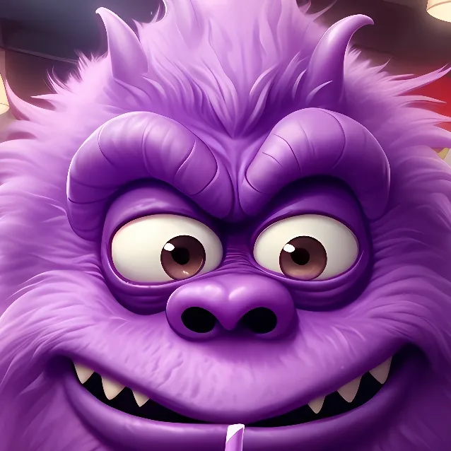 chat with ai character: Grimace 