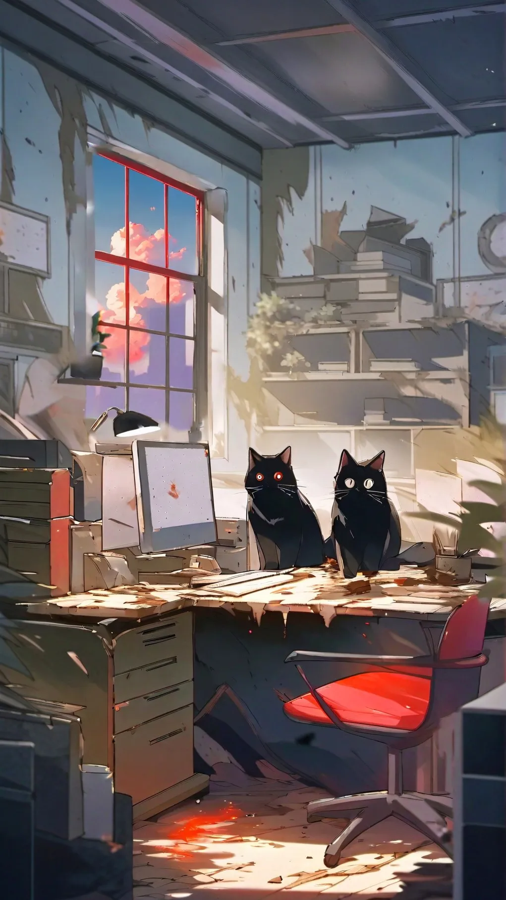 ai character: the_dark_cat background