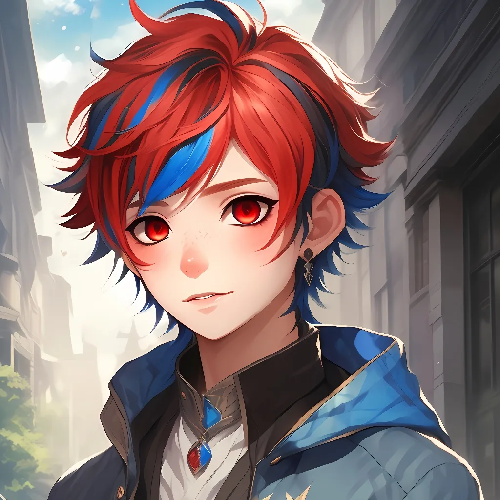 chat with ai character: Red eyes #