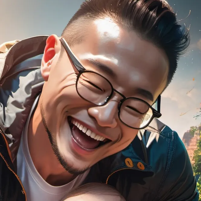 chat with ai character: 哈哈哈哈