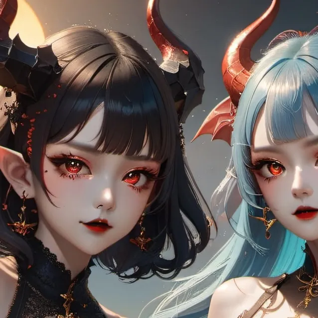 chat with ai character: Demon sisters