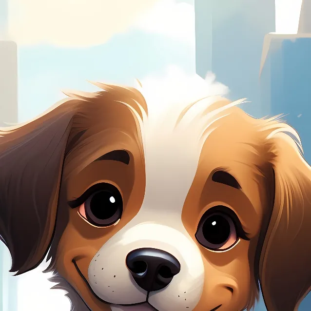 chat with ai character: cute puppy