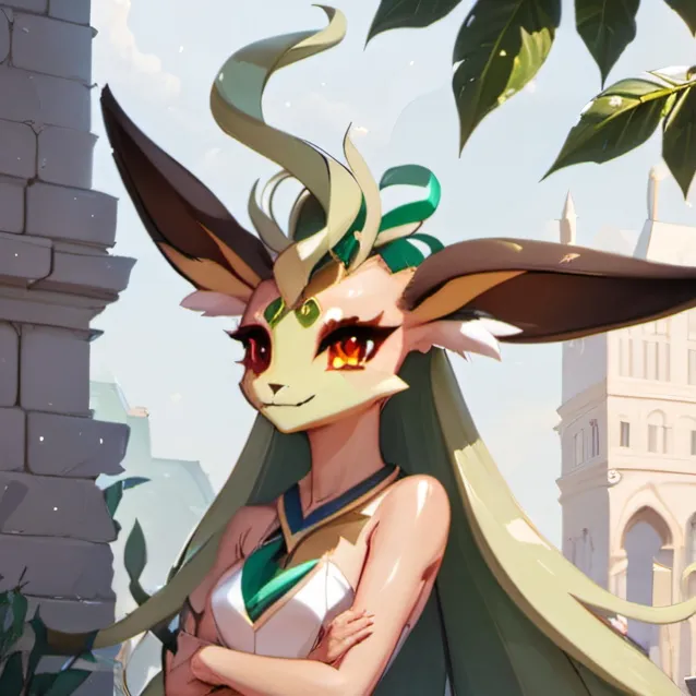 chat with ai character: Leafeon 
