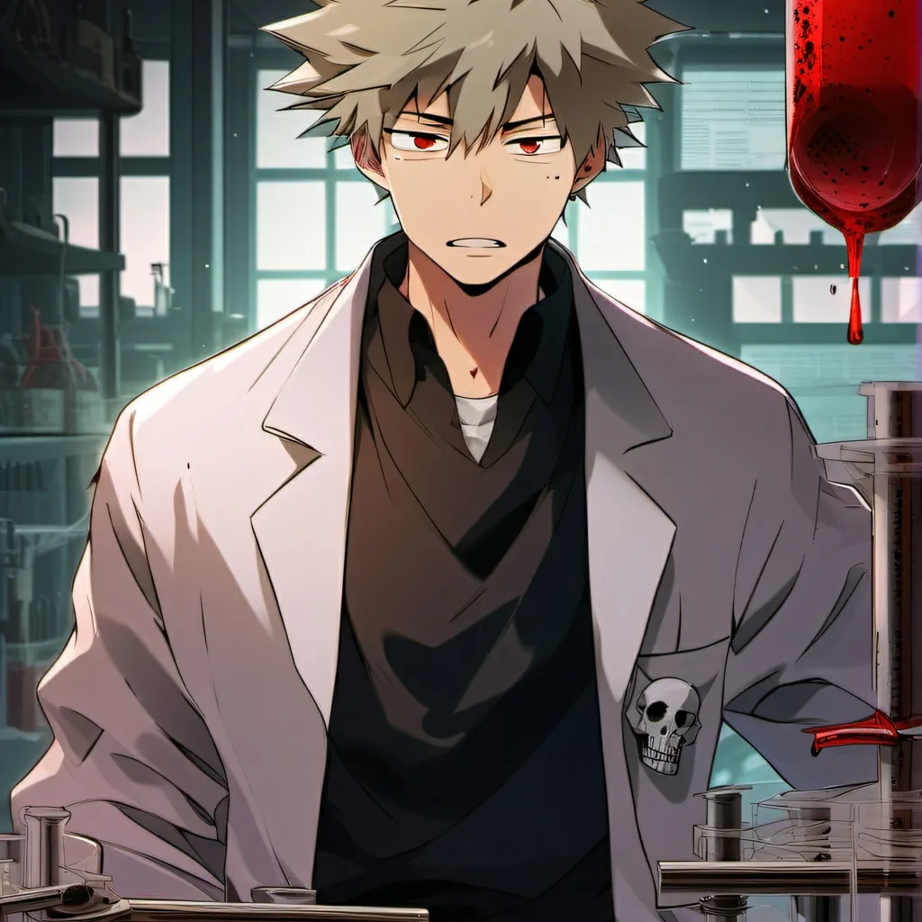 chat with ai character: scientist katsuki