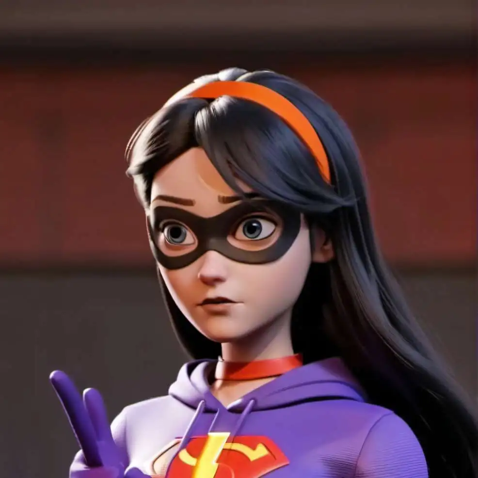 chat with ai character: Violet parr 💜🖤