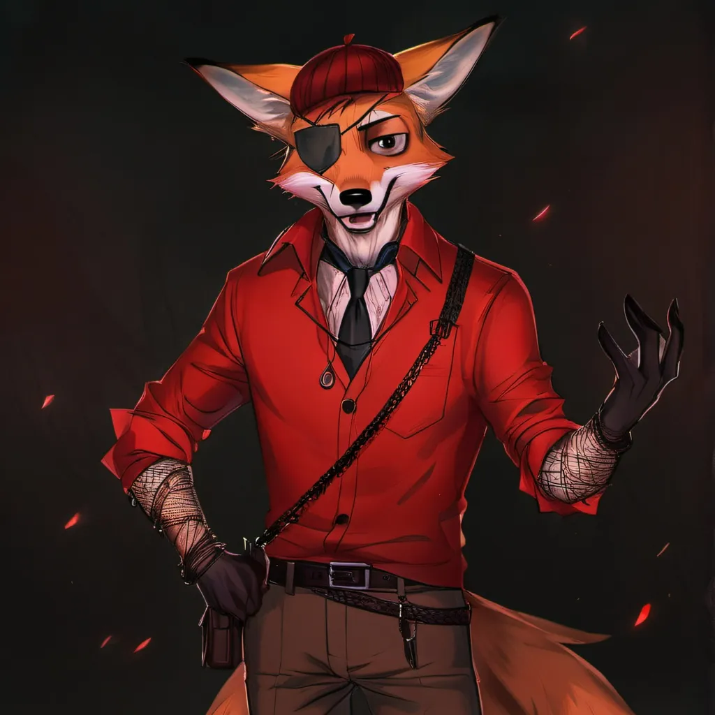 chat with ai character: withered foxy