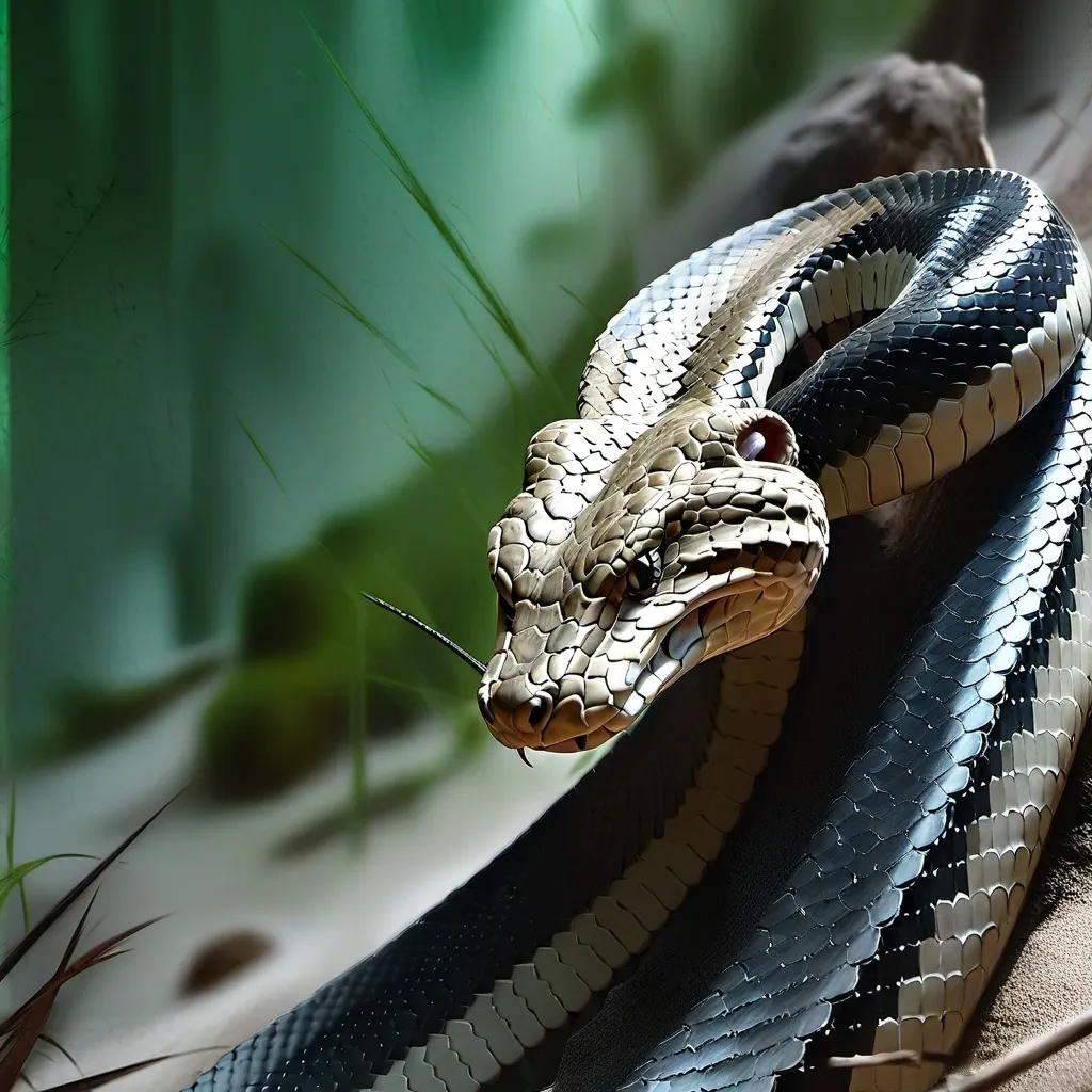 chat with ai character: diamondback rattle