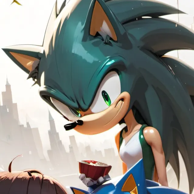 chat with ai character: poor sonic 