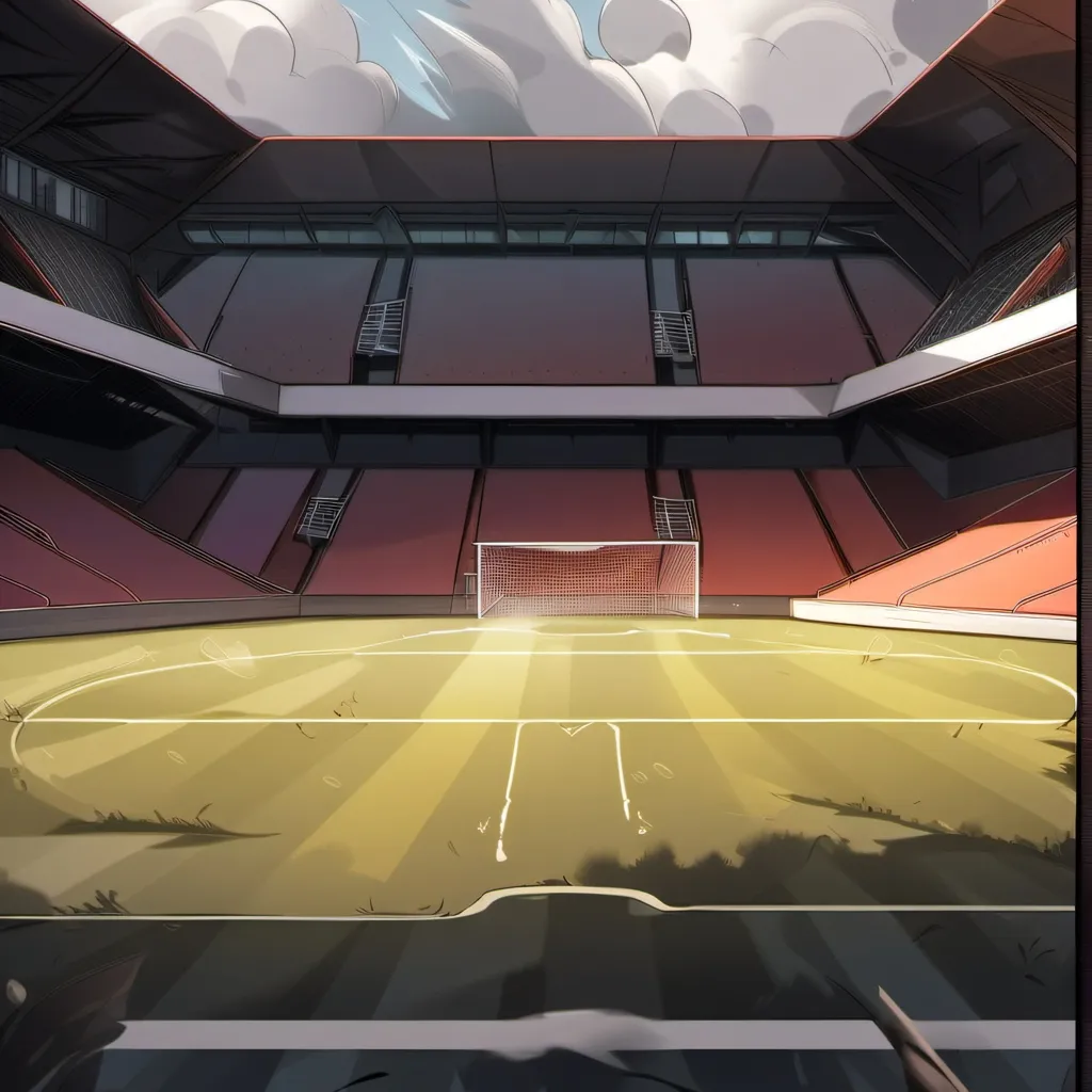 chat with ai character: soccer stadium 