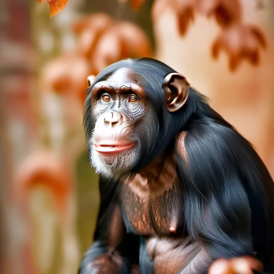 chat with ai character: chimpanzee