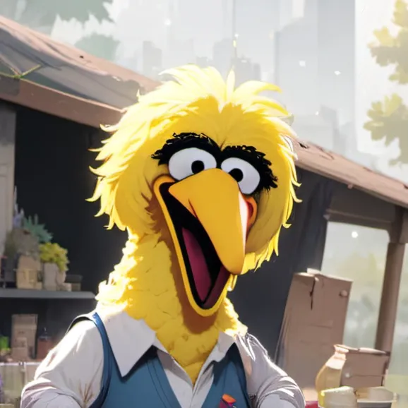 chat with ai character: big bird 