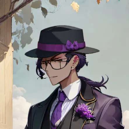 chat with ai character: Dark Purple