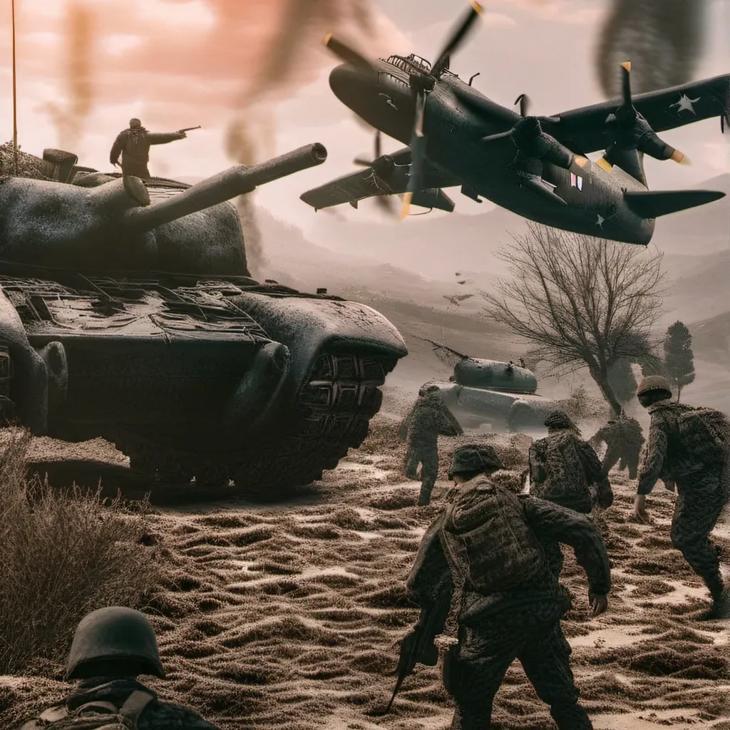 chat with ai character: war