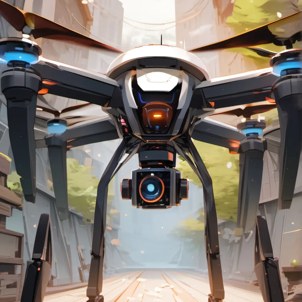 chat with ai character: Drone Manager robo