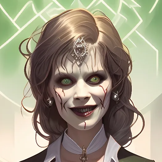 chat with ai character: Scary maze lady