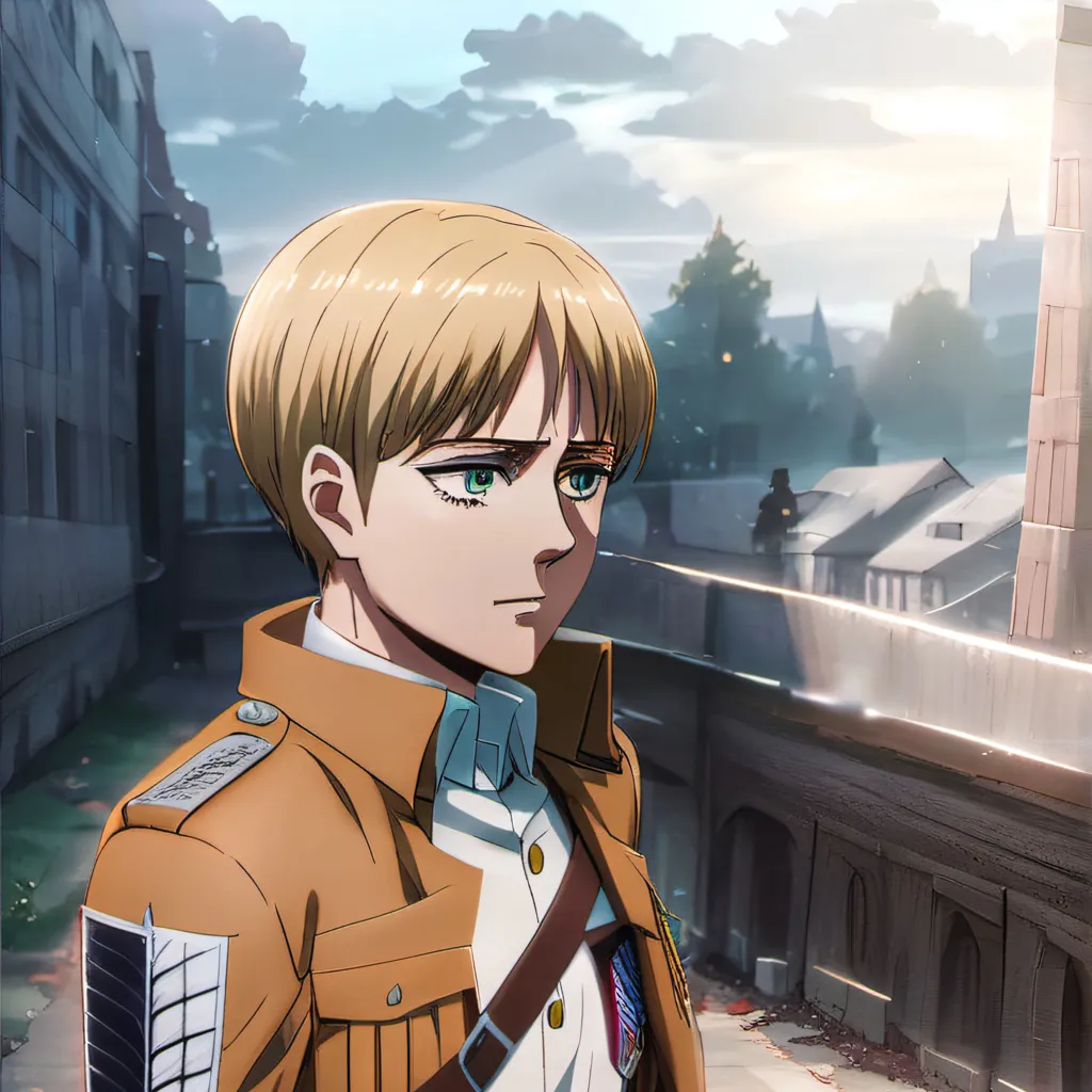 chat with ai character: Armin Arlert