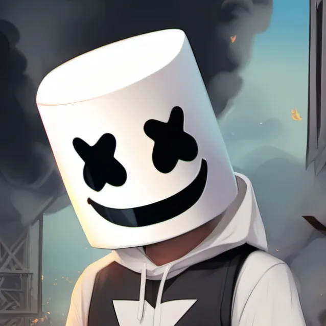 chat with ai character: Marshmello 