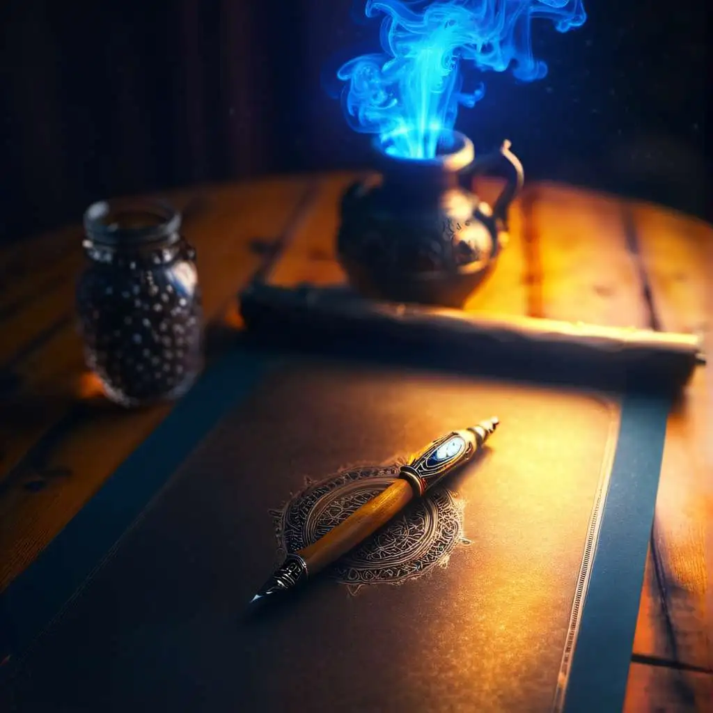 chat with ai character: Magic Quill pen