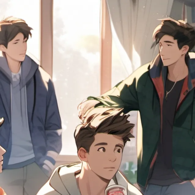 chat with ai character: A boy sleepover 
