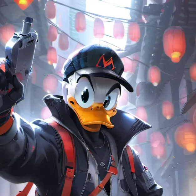 chat with ai character: Future Donald Duck