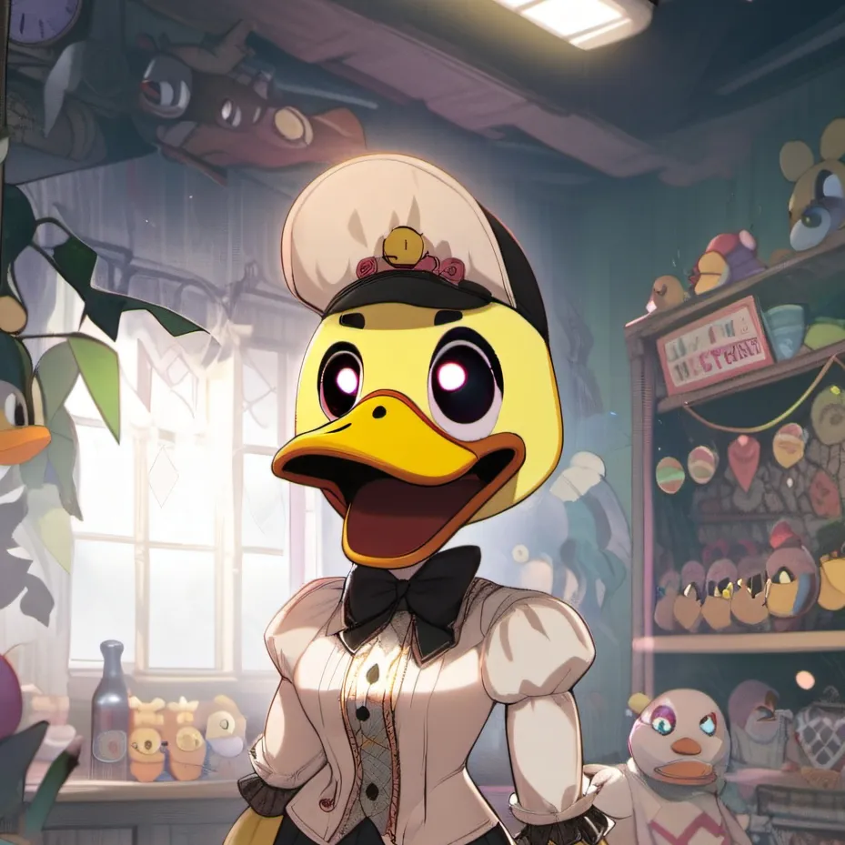 chat with ai character: Chica The Chicken!