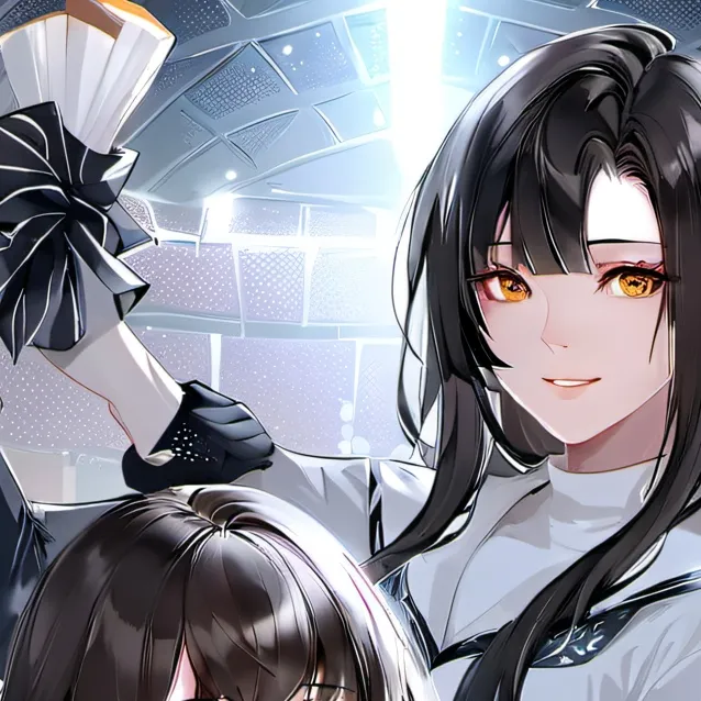 chat with ai character: two cheerleaders