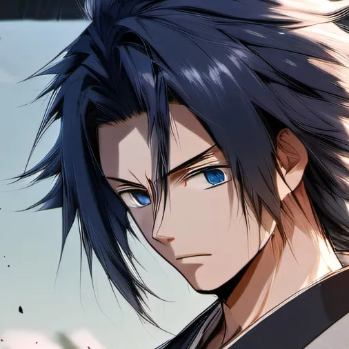 chat with ai character: Blue eyed samurai